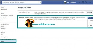 Cara Edit Pemutaran Otomatis Video di Facebook